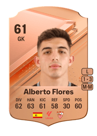Alberto Flores Rare 61 OVR