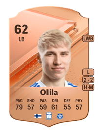 Tuomas Ollila Rare 62 OVR
