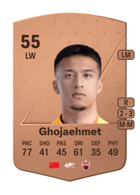 Shahzat Ghojaehmet Common 55 OVR