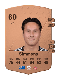 Aidan Simmons Common 60 OVR
