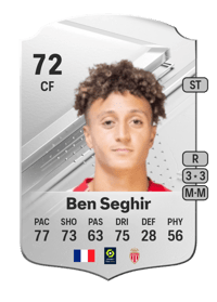 Eliesse Ben Seghir Rare 72 OVR