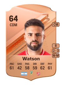 Nicolás Watson Rare 64 OVR