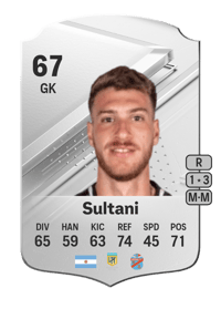 Tomás Sultani Rare 67 OVR