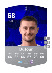 Matías Dufour CONMEBOL Sudamericana 68 OVR