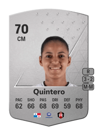 Aldrith Quintero Common 70 OVR