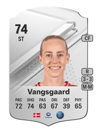 Amalie Vangsgaard Rare 74 OVR