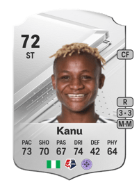 Uchenna Kanu Rare 72 OVR