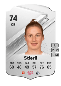 Julia Stierli Rare 74 OVR