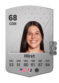 Sophie Hirst Common 68 OVR