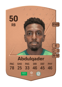 Abdulrahman Abdulqader Common 50 OVR