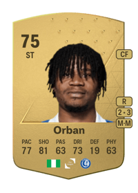 Gift Emmanuel Orban Common 75 OVR