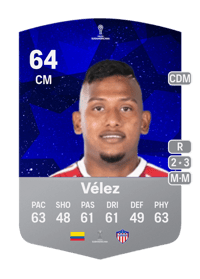 Jhon Vélez CONMEBOL Sudamericana 64 OVR