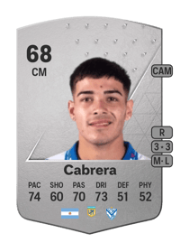 Elías Cabrera Common 68 OVR