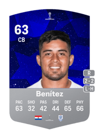 Hugo Benítez CONMEBOL Sudamericana 63 OVR