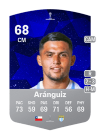 Tomás Aránguiz CONMEBOL Sudamericana 68 OVR