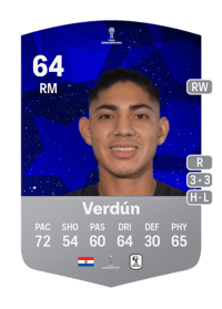 Matías Verdún CONMEBOL Sudamericana 64 OVR