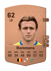 Tuur Rommens Common 62 OVR