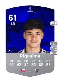 Alan Riquelme CONMEBOL Sudamericana 61 OVR