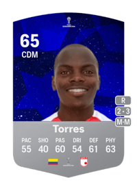 Jhojan Torres CONMEBOL Sudamericana 65 OVR