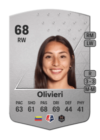Bárbara Olivieri Common 68 OVR