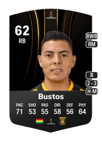 Ronald Bustos CONMEBOL Libertadores 62 OVR