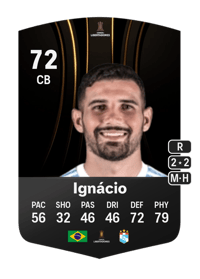 Ignácio CONMEBOL Libertadores 72 OVR