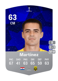 Luis Gilberto Martínez CONMEBOL Sudamericana 63 OVR