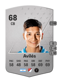 Tomás Avilés Common 68 OVR