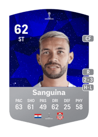 Jorge Sanguina CONMEBOL Sudamericana 62 OVR