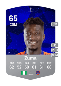 Gideon Zuma CONMEBOL Sudamericana 65 OVR