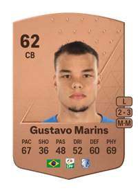 Gustavo Marins Common 62 OVR