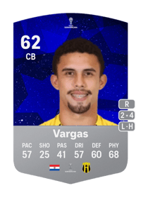 Gustavo Vargas CONMEBOL Sudamericana 62 OVR