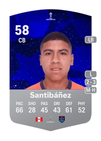 Sais Santibáñez CONMEBOL Sudamericana 58 OVR