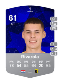 Víctor Rivarola CONMEBOL Sudamericana 61 OVR