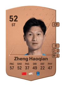 Zheng Haoqian Common 52 OVR