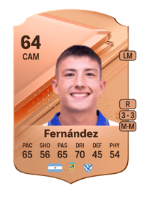 Thiago Fernández Rare 64 OVR