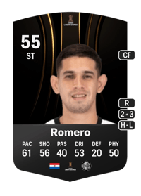 Juan Manuel Romero CONMEBOL Libertadores 55 OVR
