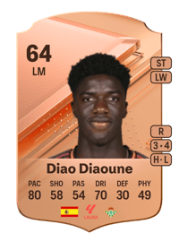 Assane Diao Diaoune Rare 64 OVR