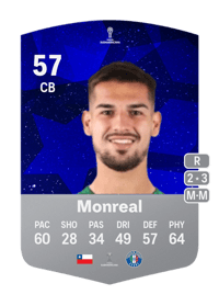 Diego Monreal CONMEBOL Sudamericana 57 OVR