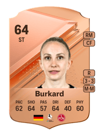 Nadja Burkard Rare 64 OVR