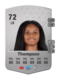 Kenni Thompson Common 72 OVR