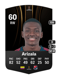 Juan David Arizala CONMEBOL Libertadores 60 OVR
