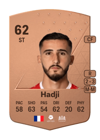 Zachary Hadji Common 62 OVR
