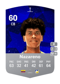 Jefferson Nazareno CONMEBOL Sudamericana 60 OVR