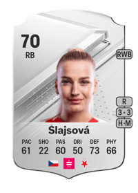 Gabriela Šlajsová Rare 70 OVR