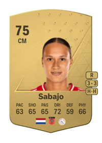 Quinty Sabajo Common 75 OVR