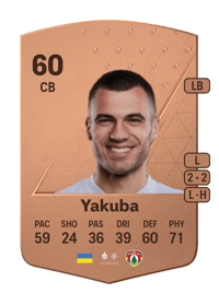 Roman Yakuba Common 60 OVR