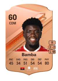 Giovani Bamba Rare 60 OVR
