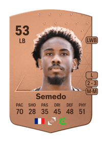Jordan Semedo Common 53 OVR