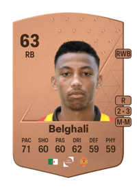 Rafik Belghali Common 63 OVR